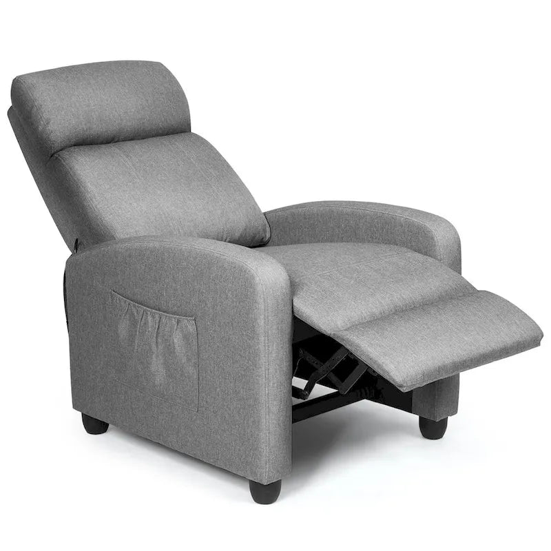 Recliner Massage Chair, Ergonomic Adjustable Single Sofa with Padded