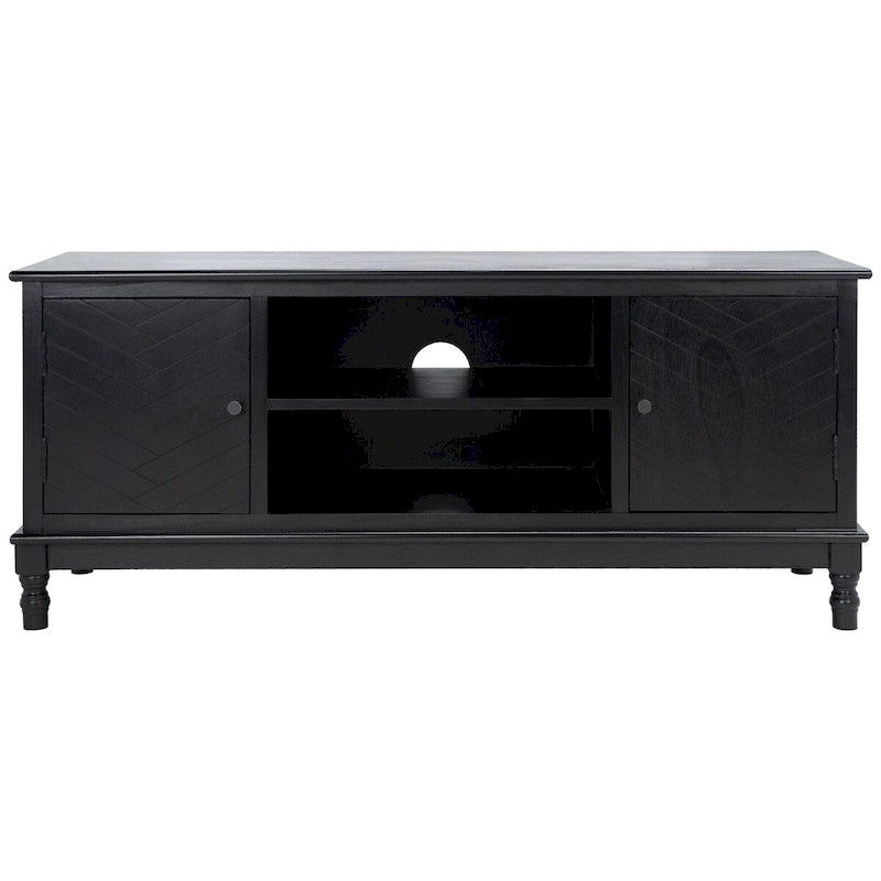 SAFAVIEH Echo 2-Door 2-Shelf Storage TV Media Stand - 47.3 W x 15.8 L x 20 H - 47Wx16Dx20H