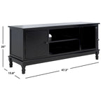 SAFAVIEH Echo 2-Door 2-Shelf Storage TV Media Stand - 47.3 W x 15.8 L x 20 H - 47Wx16Dx20H
