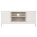 SAFAVIEH Echo 2-Door 2-Shelf Storage TV Media Stand - 47.3 W x 15.8 L x 20 H - 47Wx16Dx20H