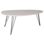 Table basse SAFAVIEH Louann finition chêne/noir - 44 x 31.5 x 15.6 - 44x32x16H