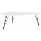 Table basse SAFAVIEH Louann finition chêne/noir - 44 x 31.5 x 15.6 - 44x32x16H