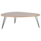 Table basse SAFAVIEH Louann finition chêne/noir - 44 x 31.5 x 15.6 - 44x32x16H