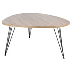 Table basse SAFAVIEH Louann finition chêne/noir - 44 x 31.5 x 15.6 - 44x32x16H