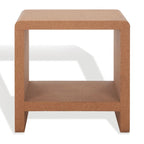 SAFAVIEH Couture Liivia Cork Cork Accent Table - 18 W x 14 D x 18 H - 18Wx14Dx18H
