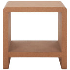 SAFAVIEH Couture Liivia Cork Cork Accent Table - 18 W x 14 D x 18 H - 18Wx14Dx18H