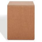 SAFAVIEH Couture Liivia Cork Cork Accent Table - 18 W x 14 D x 18 H - 18Wx14Dx18H