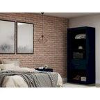 Mulberry Open 1 Sectional Modern Armoire Wardrobe Closet
