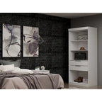 Mulberry Open 1 Sectional Modern Armoire Wardrobe Closet