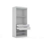 Mulberry Open 1 Sectional Modern Armoire Wardrobe Closet