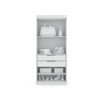 Mulberry Open 1 Sectional Modern Armoire Wardrobe Closet