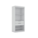 Mulberry Open 1 Sectional Modern Armoire Wardrobe Closet