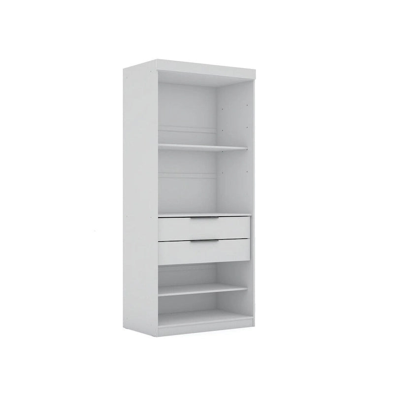 Mulberry Open 1 Sectional Modern Armoire Wardrobe Closet