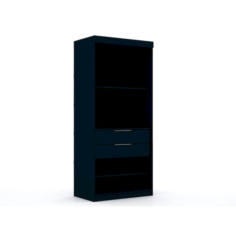 Mulberry Open 1 Sectional Modern Armoire Wardrobe Closet