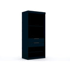 Mulberry Open 1 Sectional Modern Armoire Wardrobe Closet