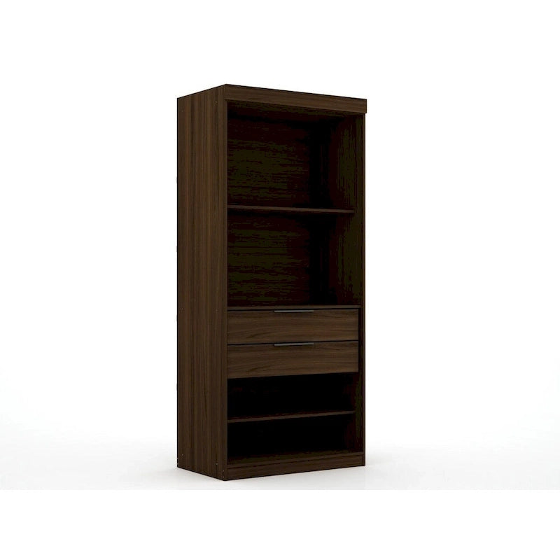 Mulberry Open 1 Sectional Modern Armoire Wardrobe Closet