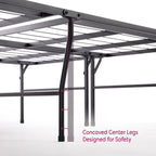 18 Inch Metal Platform Bed Frame by Crown Comfort