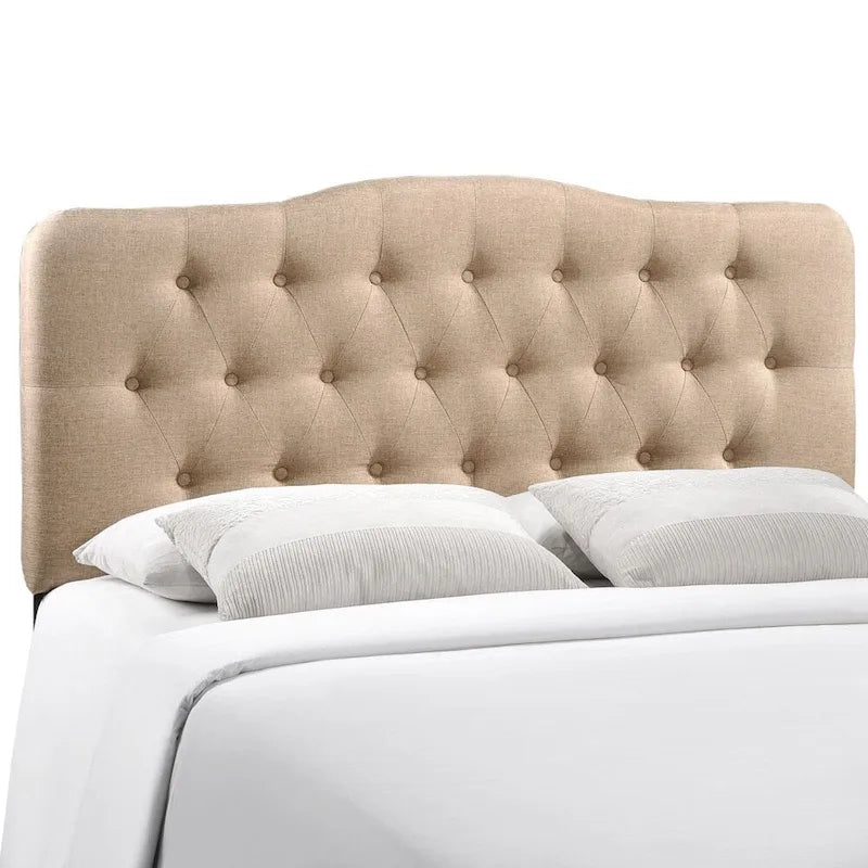 The Gray Barn Burr Hollow King Fabric Headboard