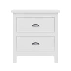 Yes4wood Nightstand with Drawers, Solid Wood