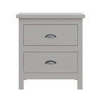 Yes4wood Nightstand with Drawers, Solid Wood