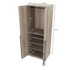 Manhattan Comfort Lee Modern 3.0 Freestanding Wardrobe Closet Armoire Set of 3