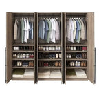 Manhattan Comfort Lee Modern 3.0 Freestanding Wardrobe Closet Armoire Set of 3