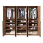 Manhattan Comfort Lee Modern 3.0 Freestanding Wardrobe Closet Armoire Set of 3