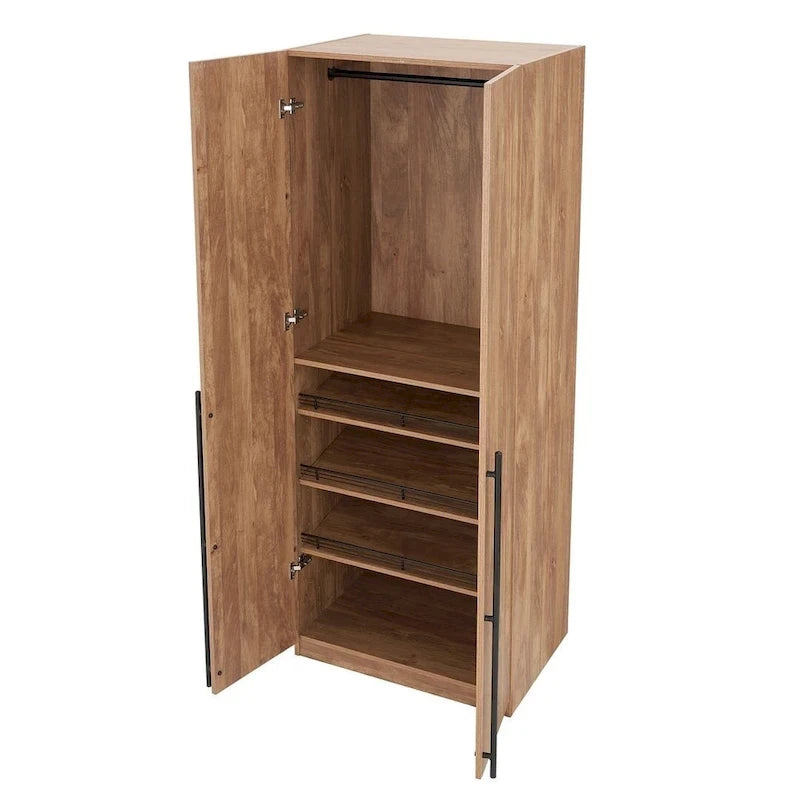 Manhattan Comfort Lee Modern 3.0 Freestanding Wardrobe Closet Armoire Set of 3