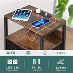 Nightstand with Charging Station