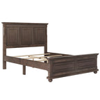 Lit Queen Vintage en Pin de Style Campagne Traditionnel