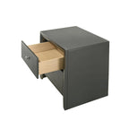 Sim 3 Piece Gunmetal Gray Panel Bedroom Set