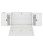 QW Full Size Murphy Bed with Shelves
