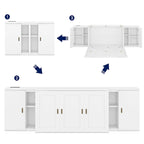 QW Full Size Murphy Bed with Shelves