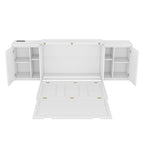 QW Full Size Murphy Bed with Shelves