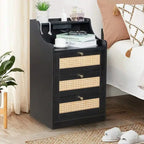 3 Drawer Nightstand with USB