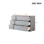 Mirrored Storage Cabinet with 6 Drawers