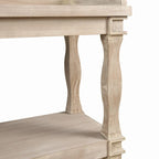 3-Tier Console Table with Roman Column Legs - 60 Inch