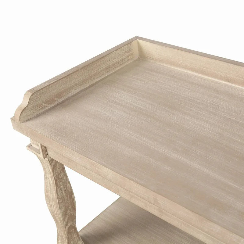 3-Tier Console Table with Roman Column Legs - 60 Inch