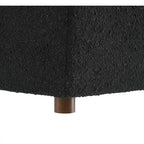 Commix Down Filled Overstuffed Boucle Fabric Corner Chair