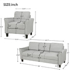 Chaise et canapé 3 places pour le salon