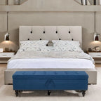 59 Bed Bench Ottoman with Storage Fabric