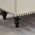 59 Bed Bench Ottoman with Storage Fabric