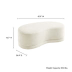 Nimbus 48 Upholstered Ottoman Bench