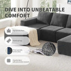 Modular U Shaped Sectional Sofa