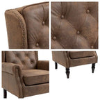 Wood Frame Armchair Modern Accent Chair Lounge Chair for Living Room - 29.33 x31.50x 39.37