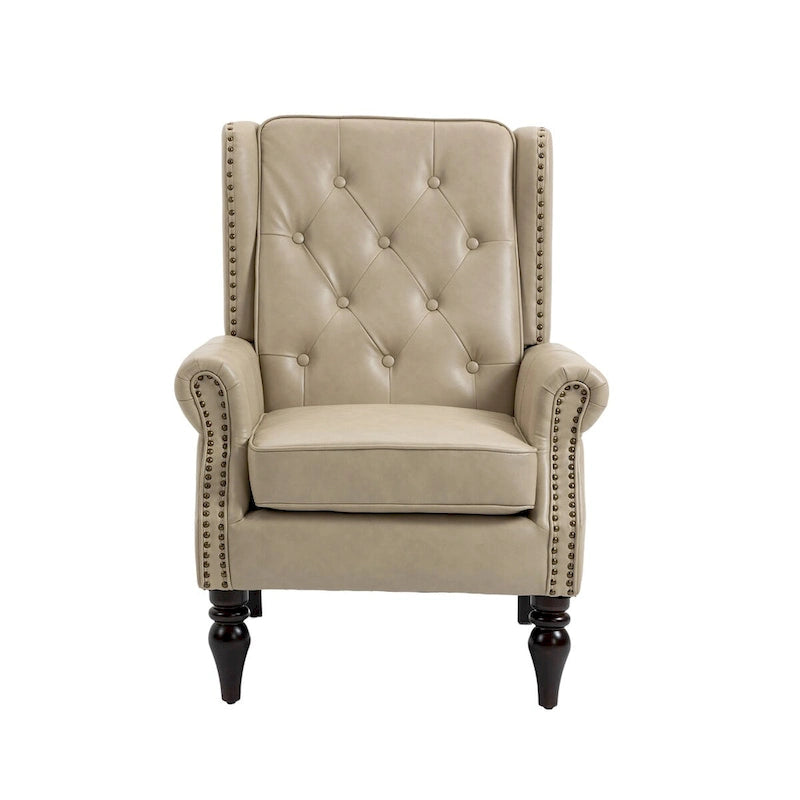 Wood Frame Armchair Modern Accent Chair Lounge Chair for Living Room - 29.33 x31.50x 39.37
