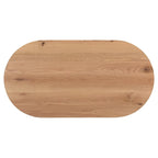 Aurelle Home Tyier Mid-Century Modern Solid Oak Coffee Table - 54 W x 17 H x 28 D