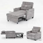 Fauteuil convertible 3-en-1 avec ports USB