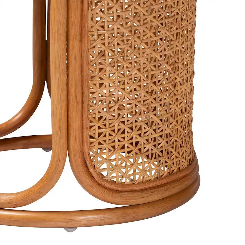 Eldon Bohemian Rattan End Table