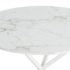 42.13 Modern Cross Leg Round Dining Table